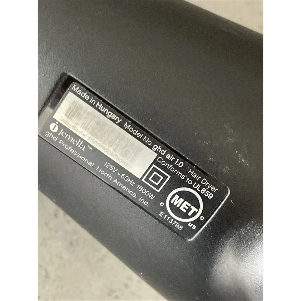 Ghd Air 1.0 1800-2100W Professional Hair Dryer 220-240v - TESTED WORKING